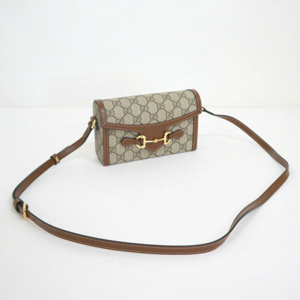 Gucci Horsebit Bag Shoulder Canvas